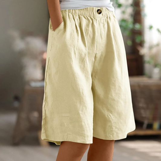 Dame shorts løse sommerlige strandshorts
