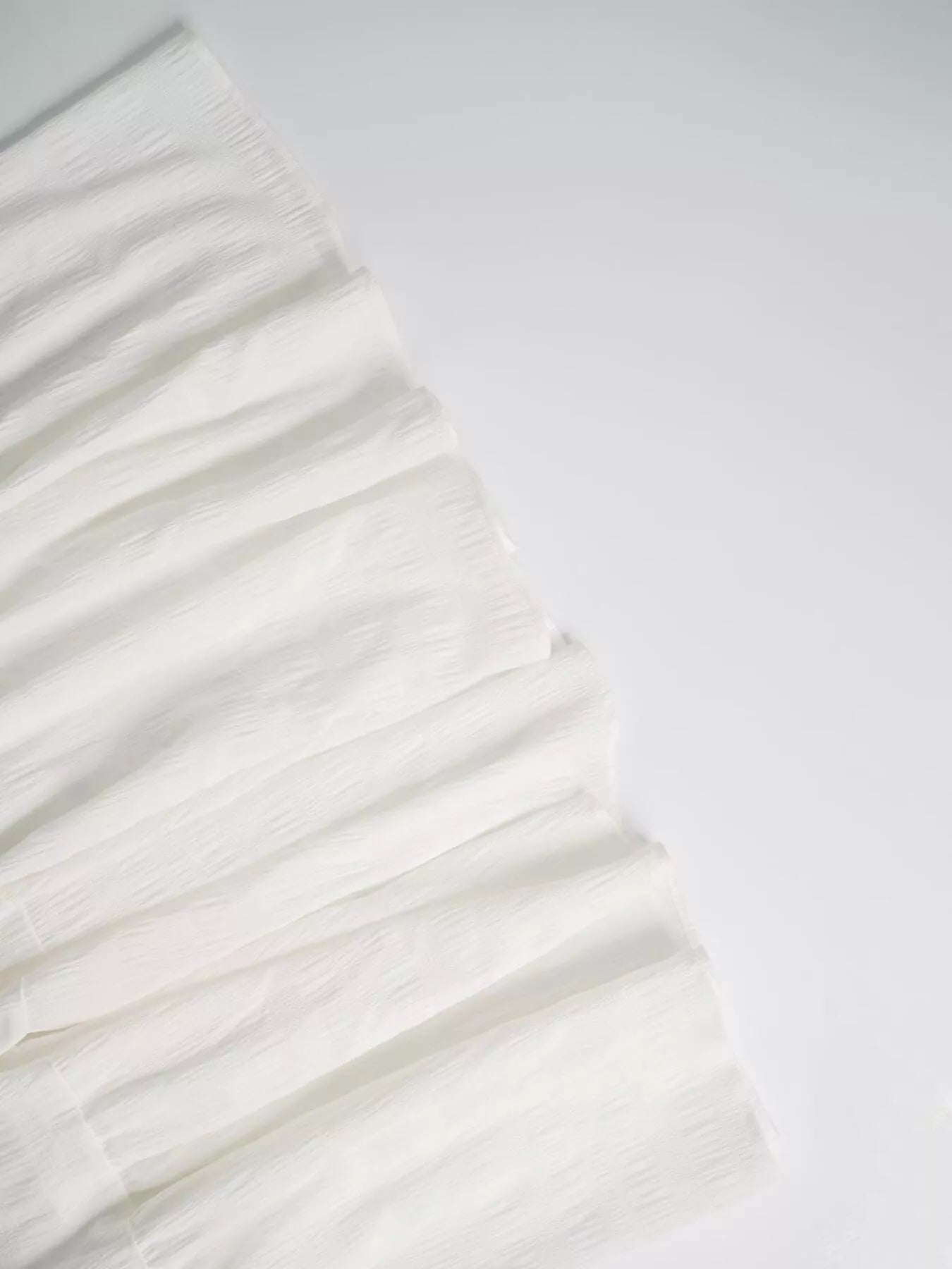 Dame nederdel flæse smocked maxi nederdel