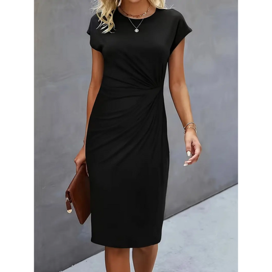 Damekjole elegant midi arbejdskjole