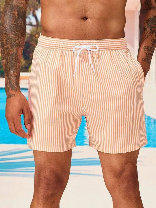 Badeshorts herre hurtigttørrende badebukser til mænd