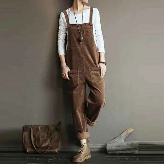 Overalls shorts dame corduroy sommer outfit