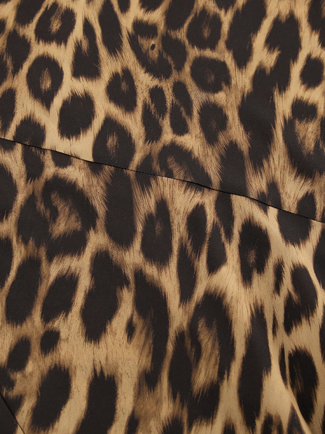 Nederdel dame leopard maxi nederdel