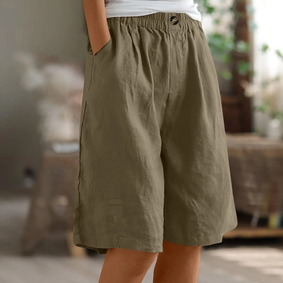 Dame shorts løse sommerlige strandshorts