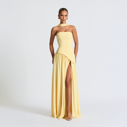 Gallakjole elegant lang aftenkjole