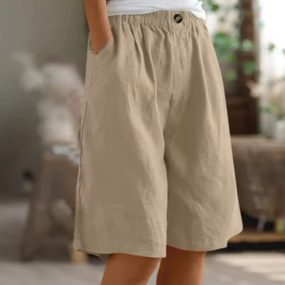 Dame shorts løse sommerlige strandshorts