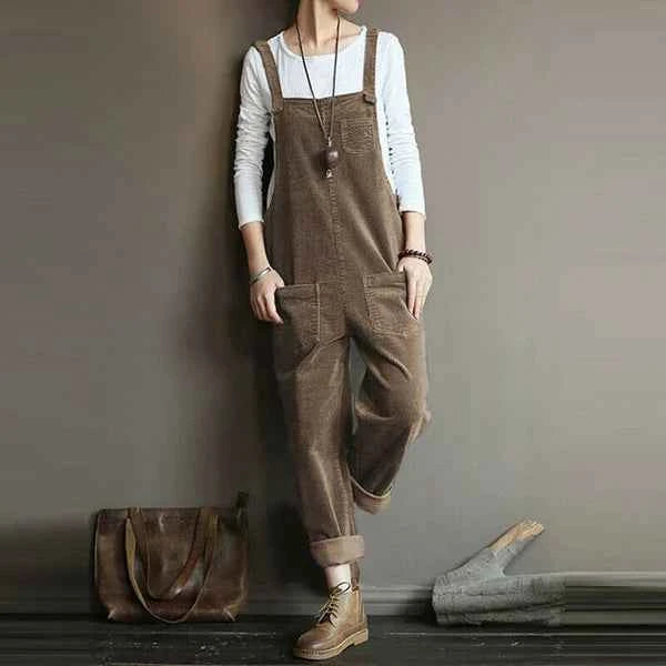 Overalls shorts dame corduroy sommer outfit
