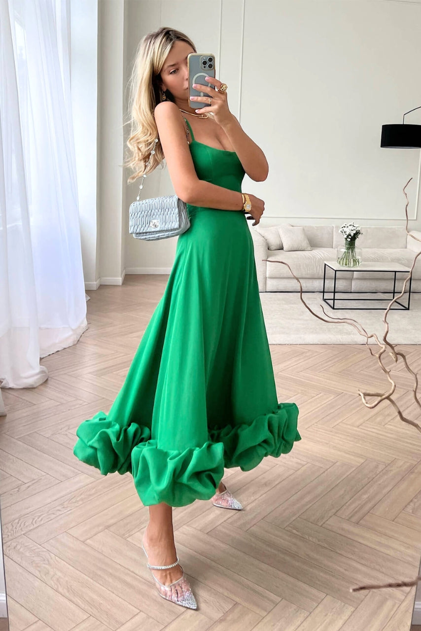 Aftenkjole elegant bryllupsgæst kjole