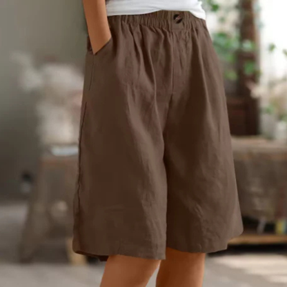 Dame shorts løse sommerlige strandshorts