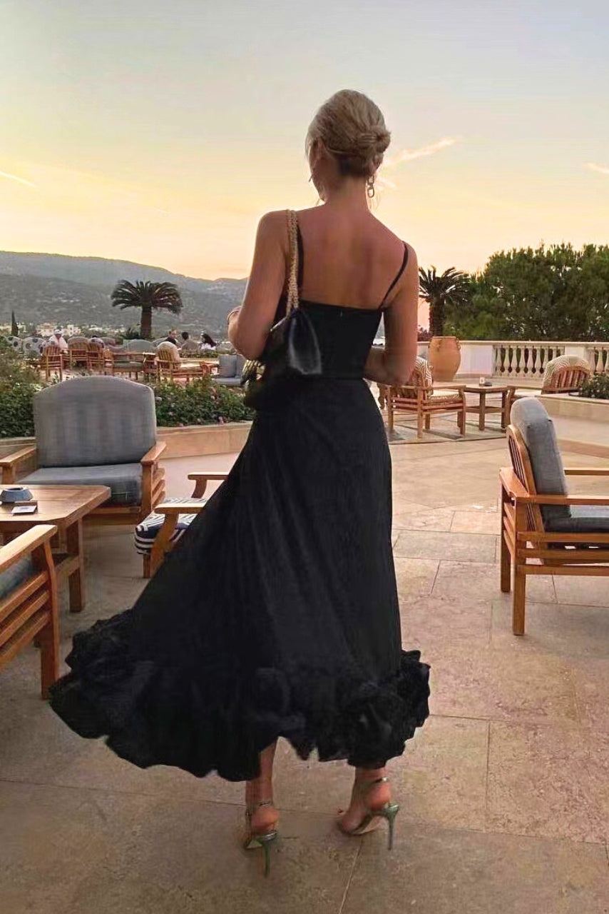 Aftenkjole elegant bryllupsgæst kjole