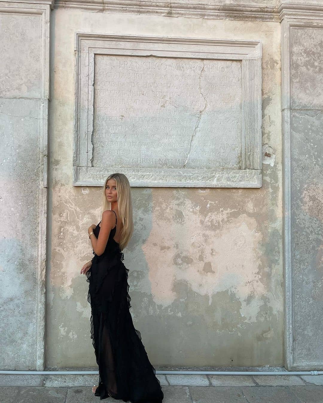 Gallakjole elegant plisseret aftenkjole