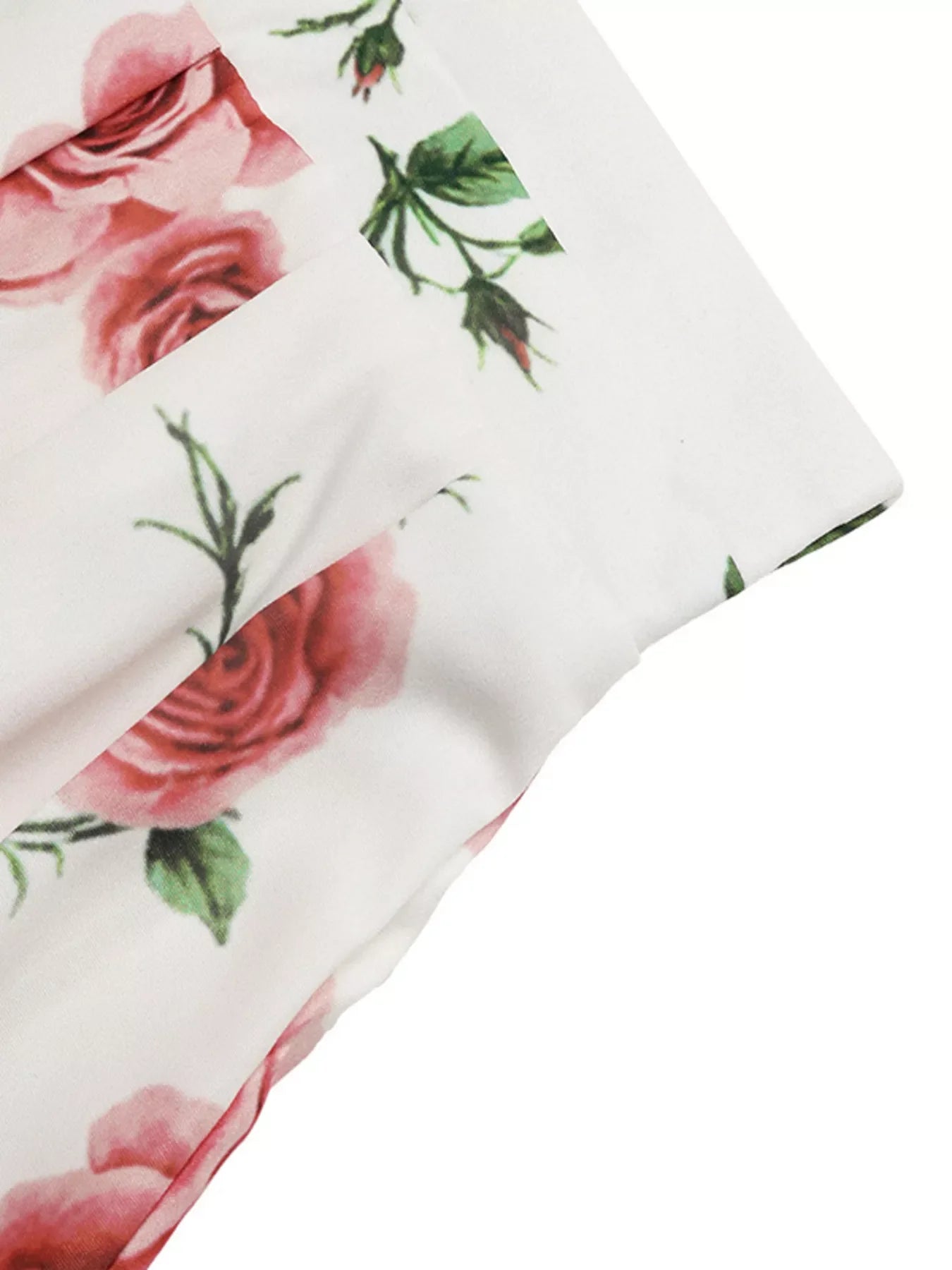 Nederdel dame blomsterprint sommerkjole