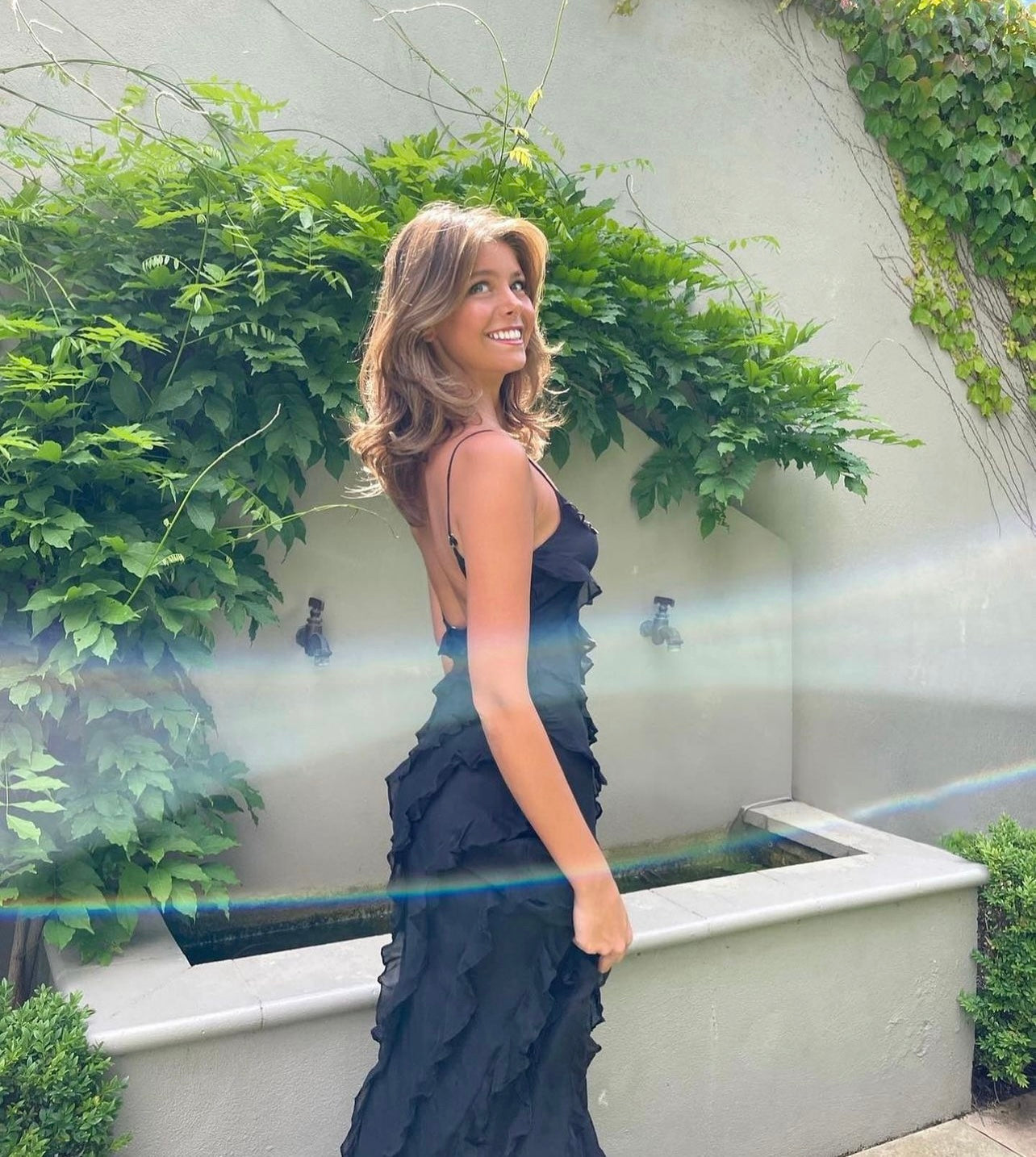 Gallakjole elegant plisseret aftenkjole