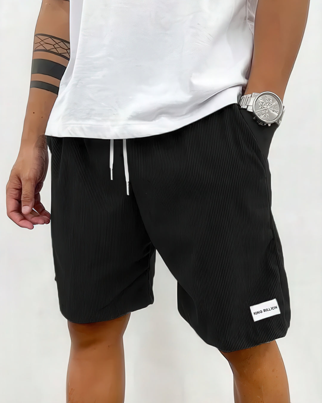 Herreshorts afslappede shorts med løs pasform