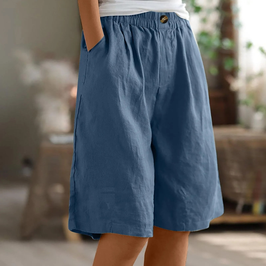 Dame shorts løse sommerlige strandshorts
