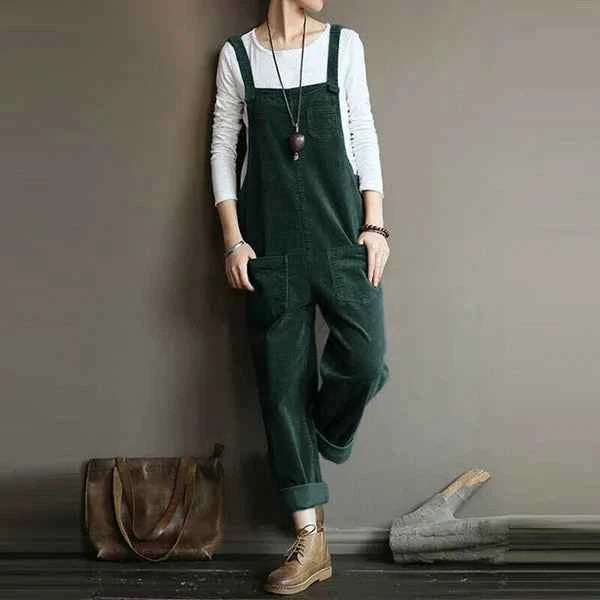 Overalls shorts dame corduroy sommer outfit