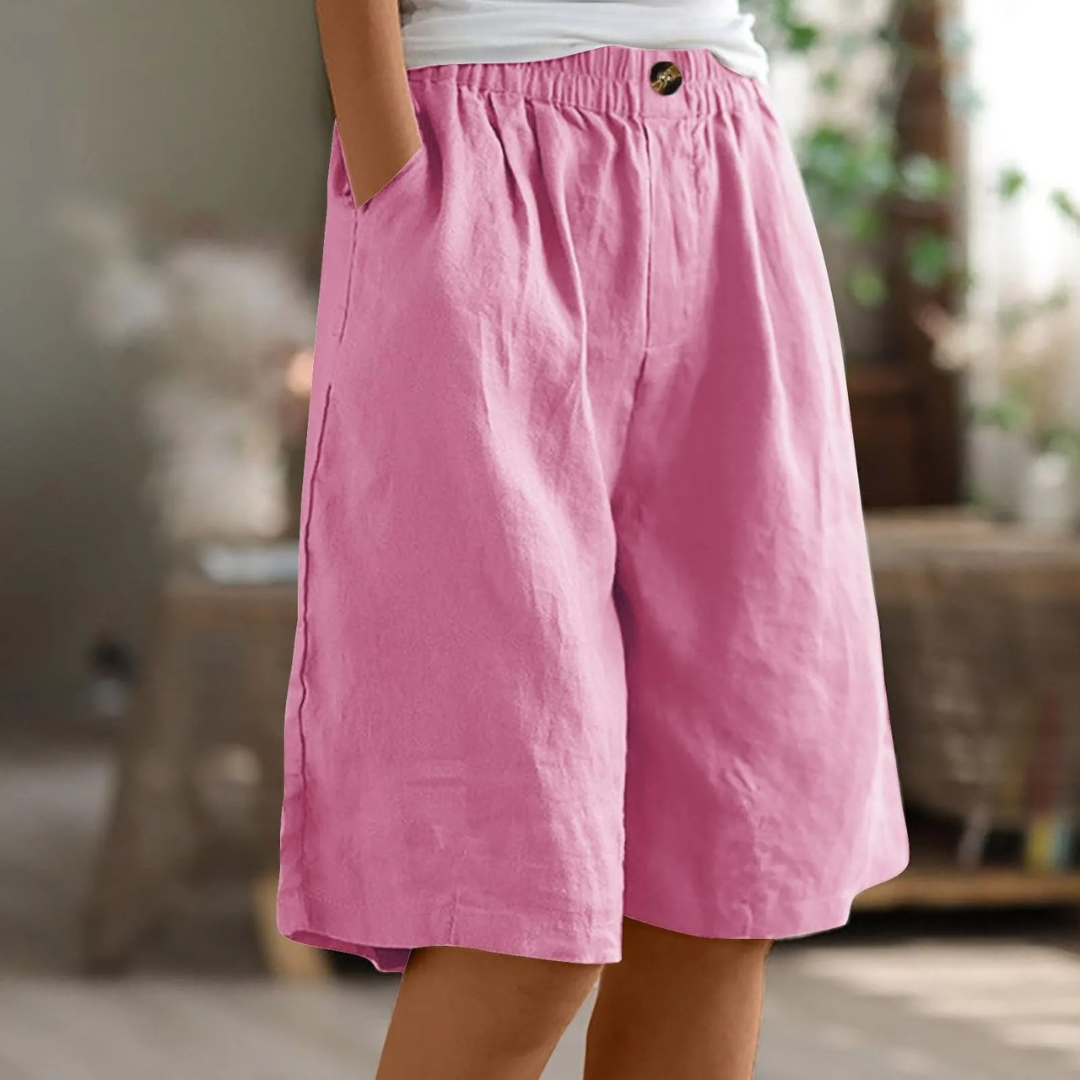 Dame shorts løse sommerlige strandshorts