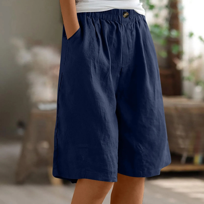Dame shorts løse sommerlige strandshorts