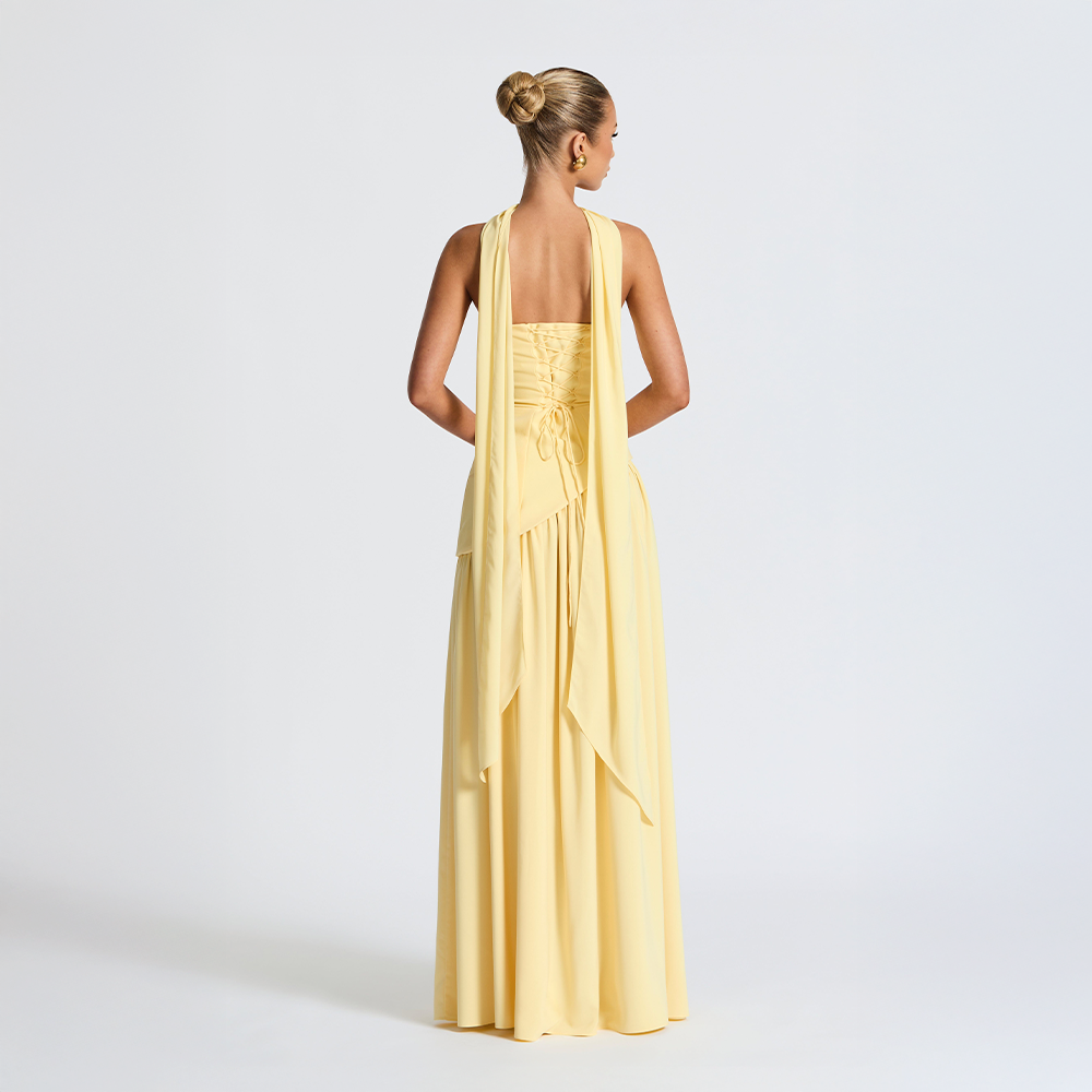 Gallakjole elegant lang aftenkjole