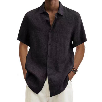 Dame skjorte afslappet hør look sommer top