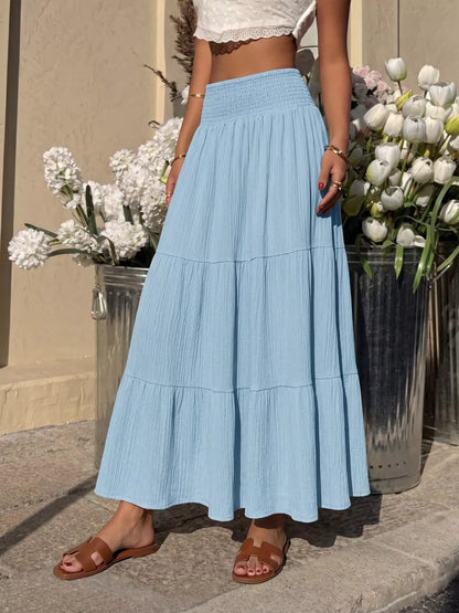 Dame nederdel elegant lang festnederdel