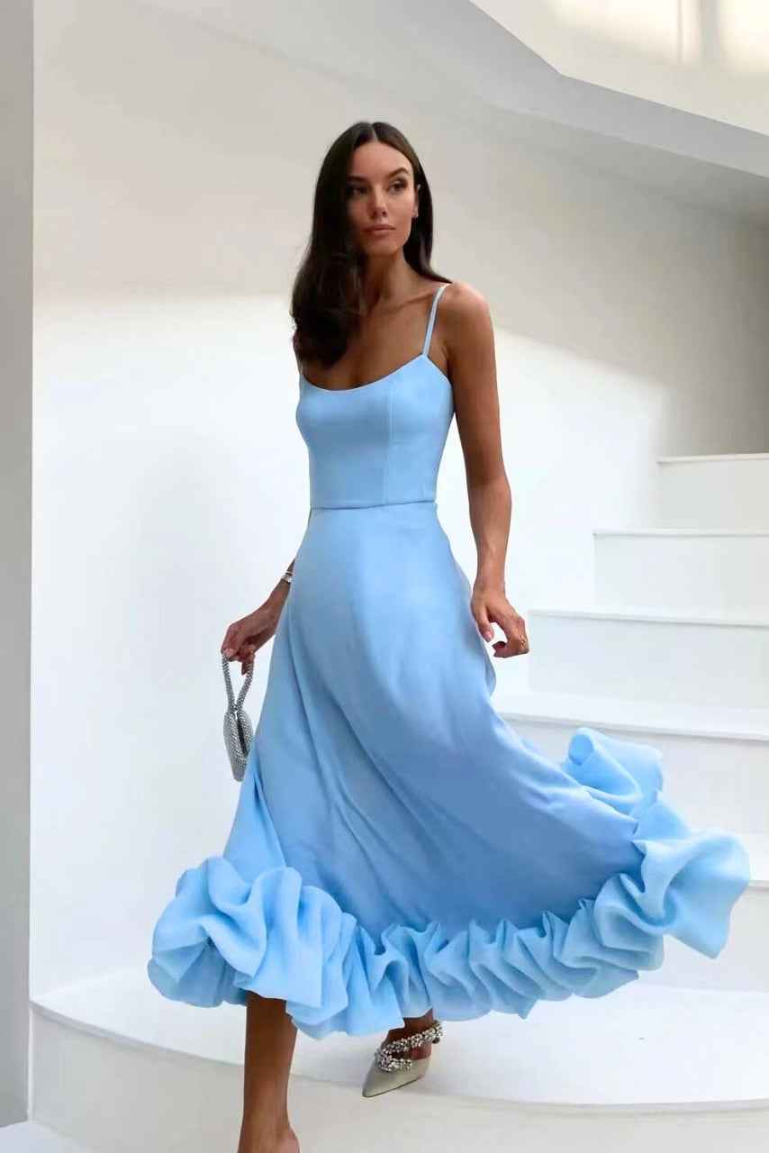 Aftenkjole elegant bryllupsgæst kjole