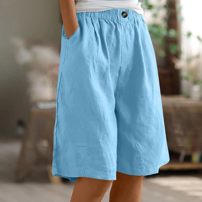 Dame shorts løse sommerlige strandshorts