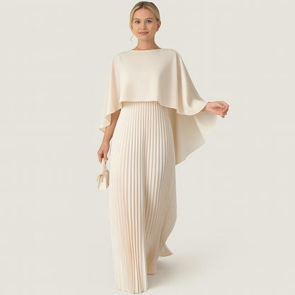 Gallakjole kvinde elegant plisseret aftenkjole