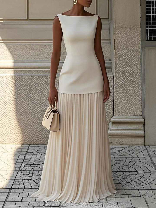 Maxikjole elegant lang aftenkjole