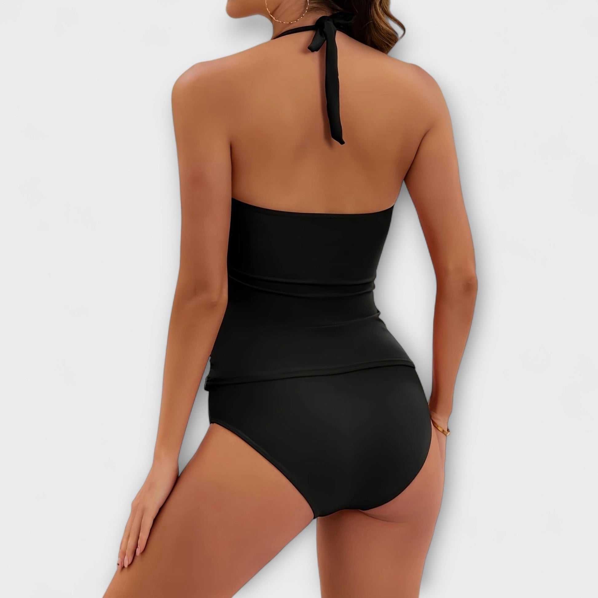 Tankini dame elegant todelt strandtøj