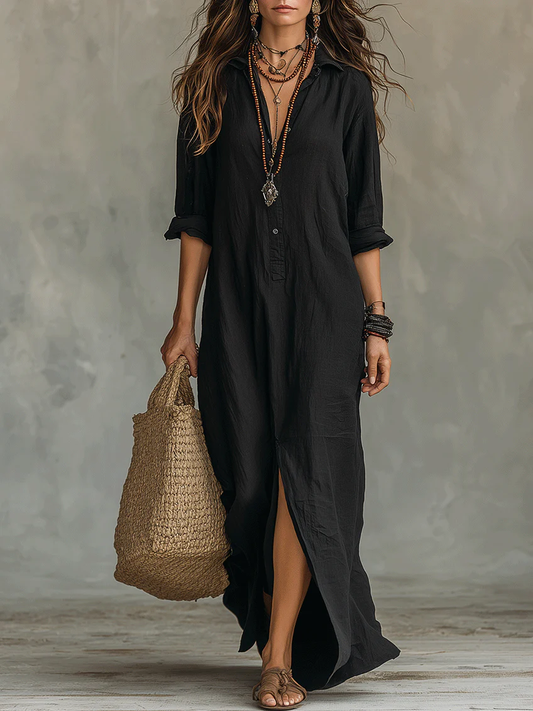 Sommerkjole elegant maxi kjole