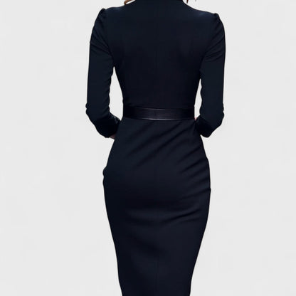 Dame kjole elegant midi festkjole
