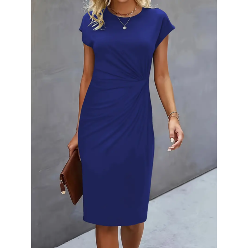 Damekjole elegant midi arbejdskjole