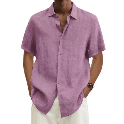 Dame skjorte afslappet hør look sommer top