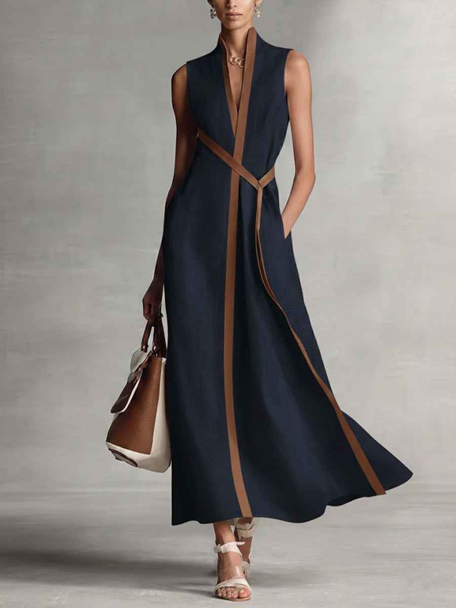 Sommerkjole Hvid elegant maxikjole