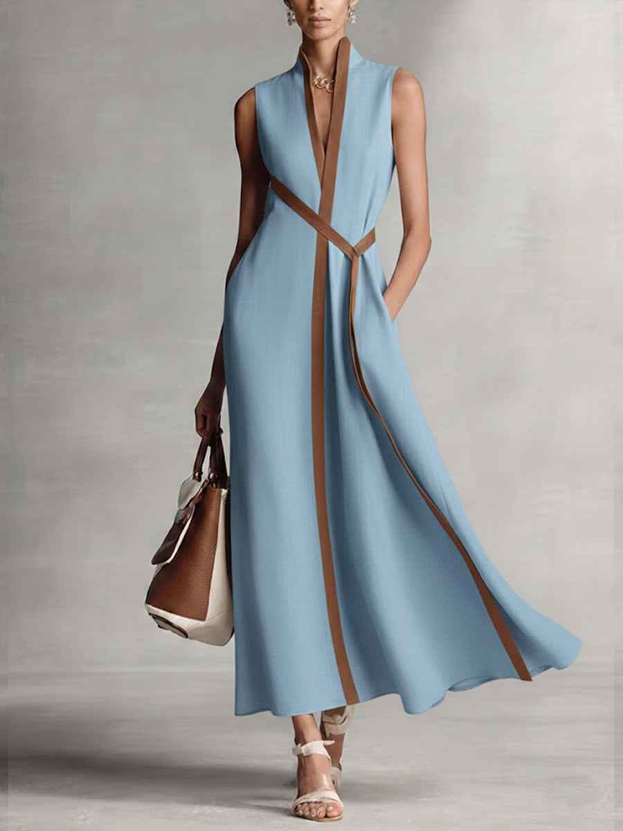 Sommerkjole Hvid elegant maxikjole