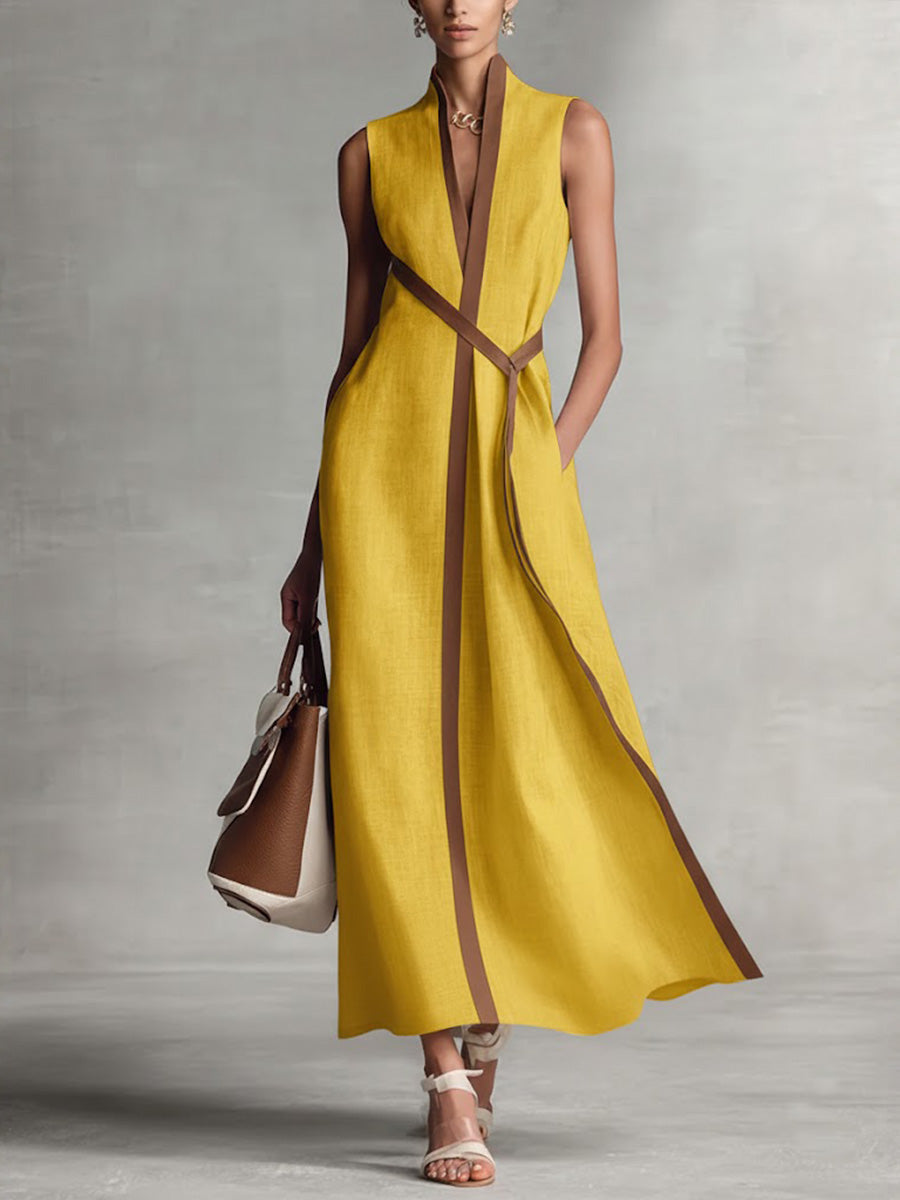 Sommerkjole Hvid elegant maxikjole