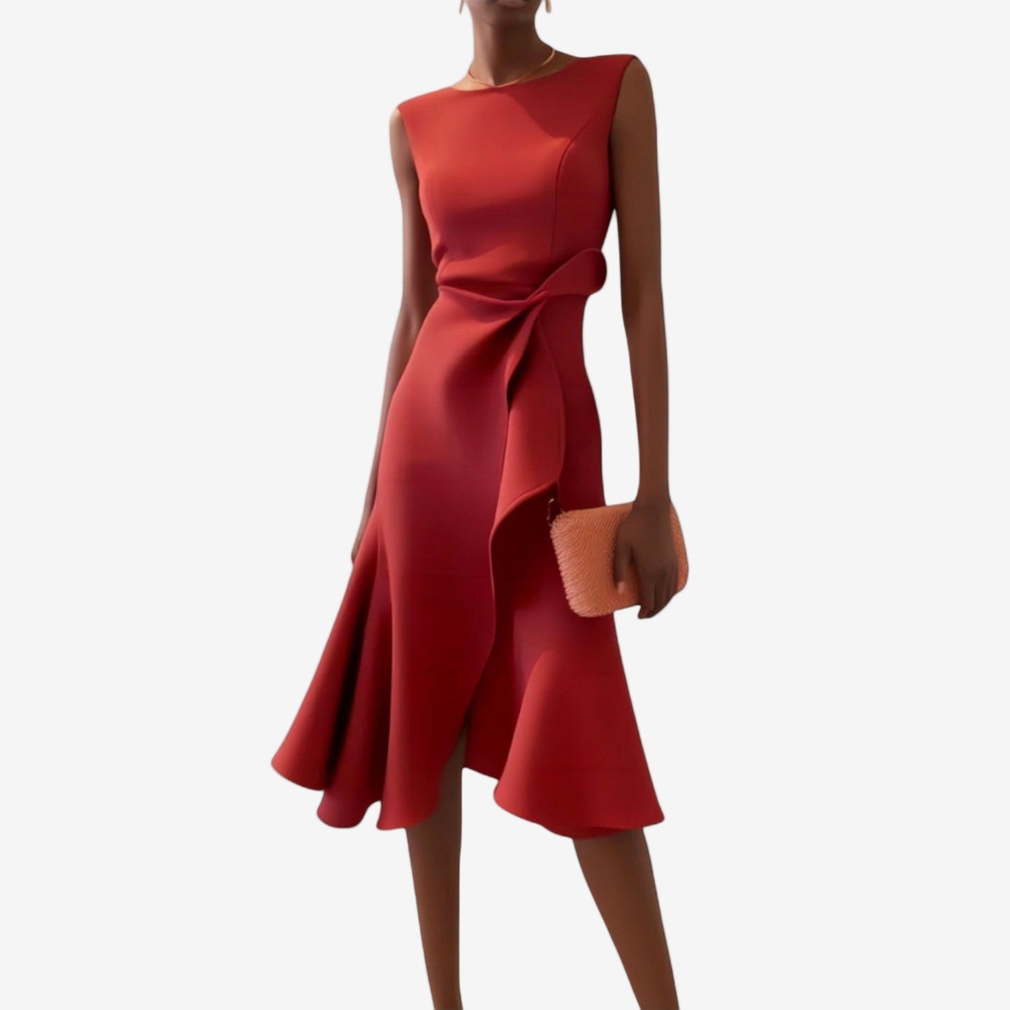 Gallakjole elegant asymmetrisk aftenkjole