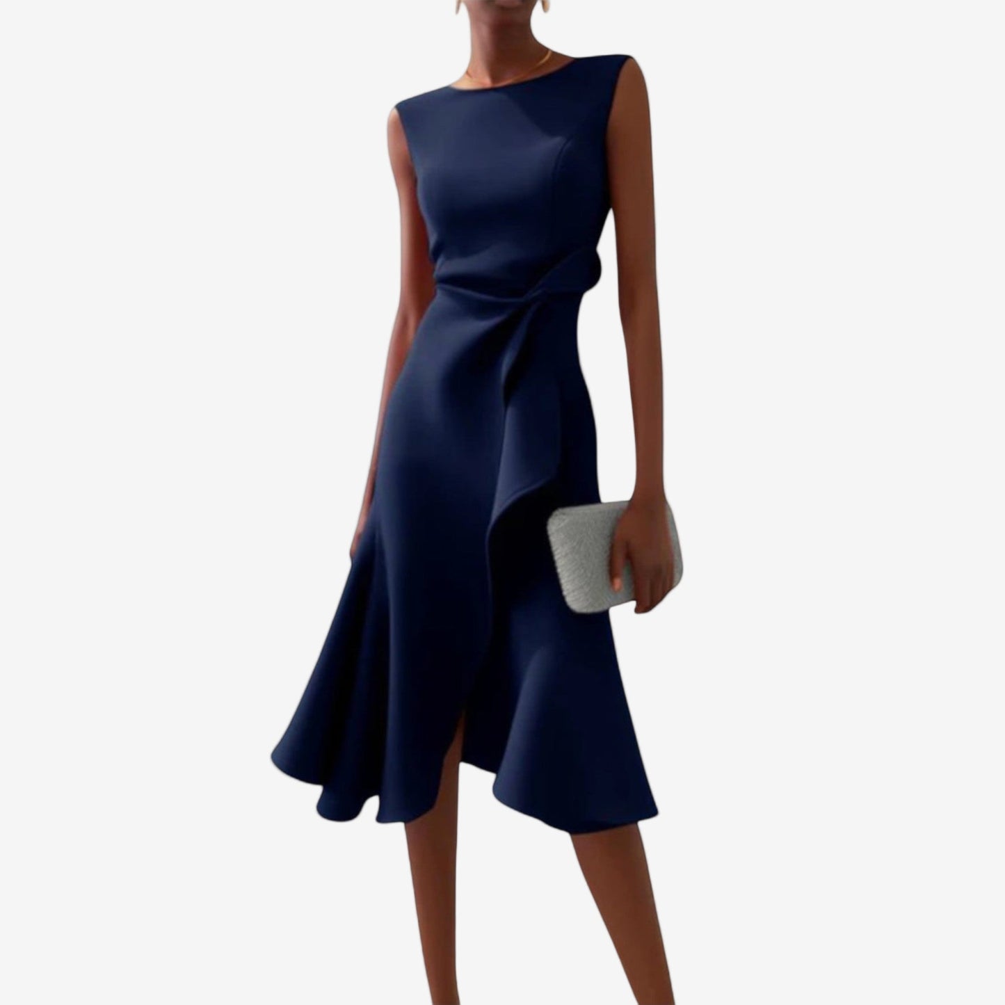 Gallakjole elegant asymmetrisk aftenkjole