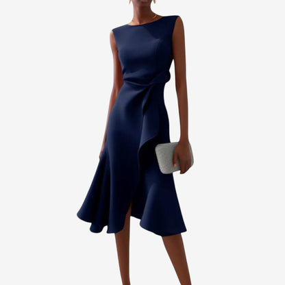 Gallakjole elegant asymmetrisk aftenkjole