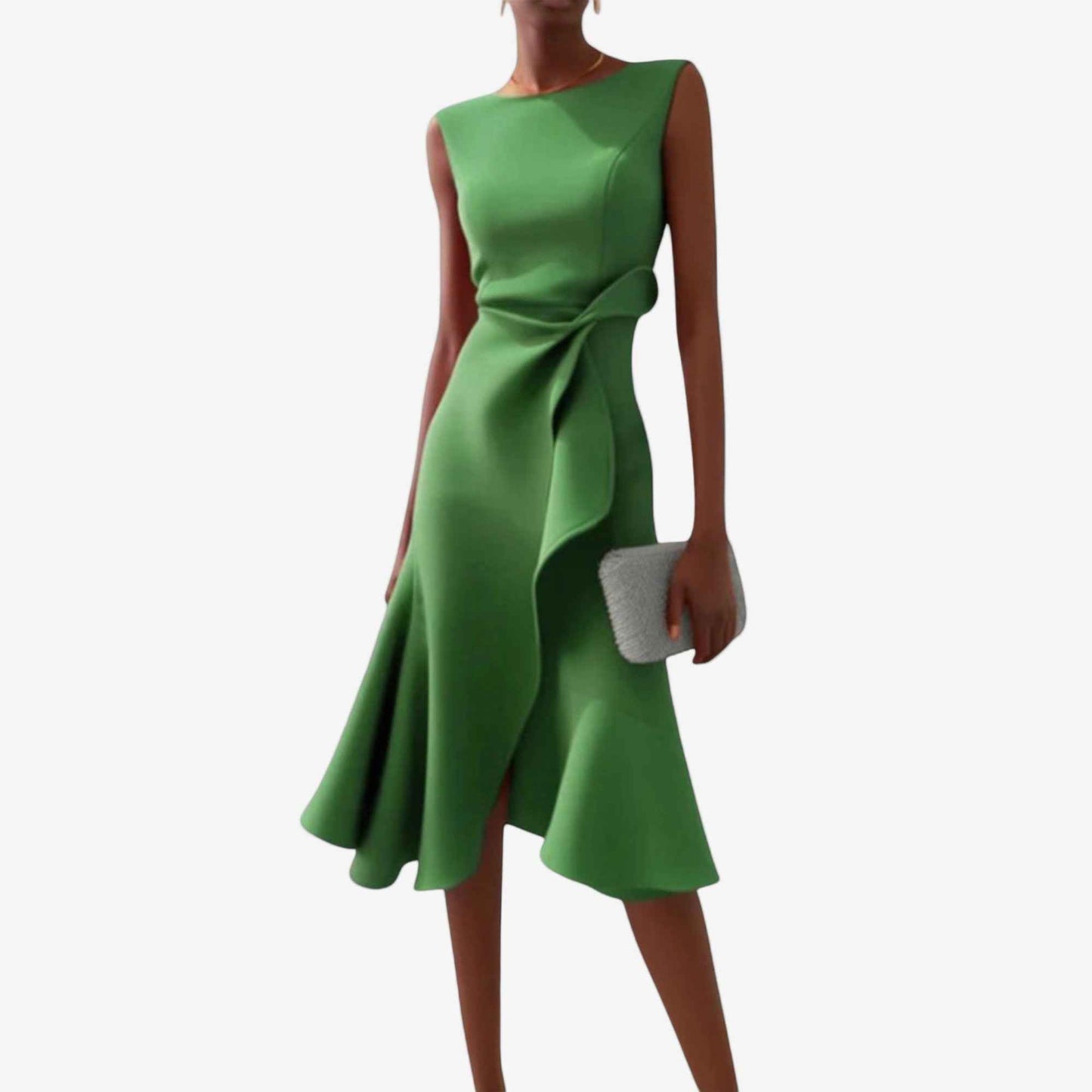 Gallakjole elegant asymmetrisk aftenkjole
