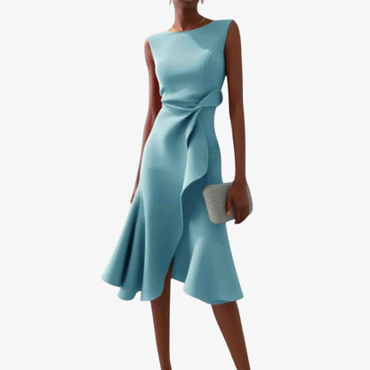 Gallakjole elegant asymmetrisk aftenkjole