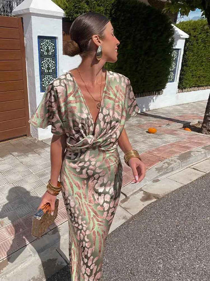 Sommerkjole lang elegant festkjole til damer