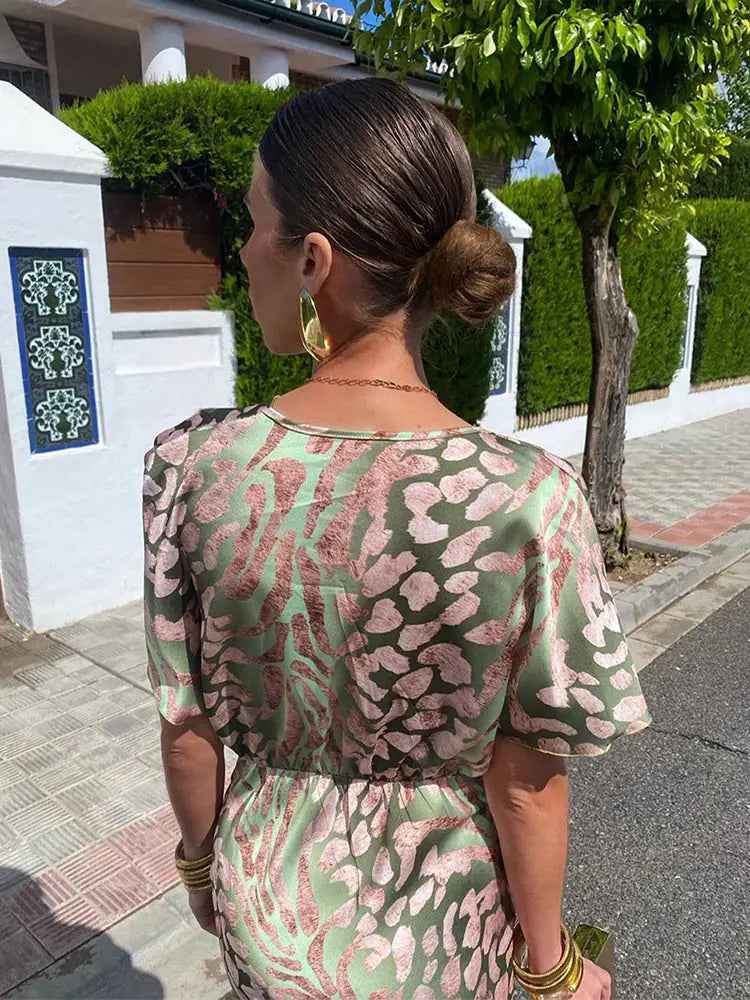 Sommerkjole lang elegant festkjole til damer