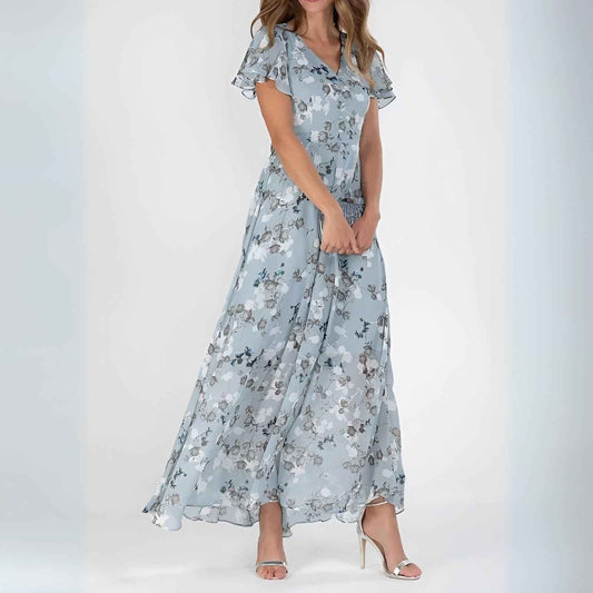 Sommerkjole elegant lang festkjole