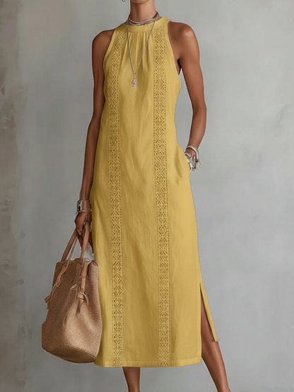 Sommerkjole elegant midikjole festlig lejlighed