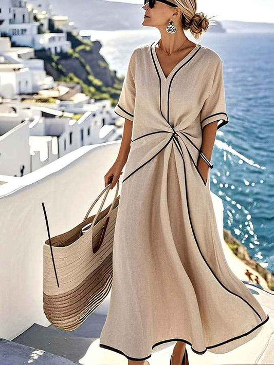 Sommerkjole Dame elegant maxi festkjole