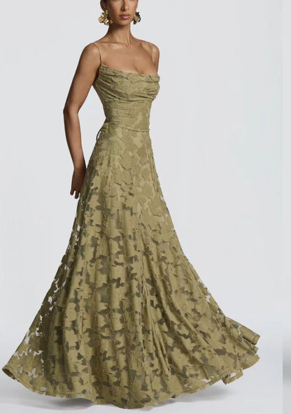 Gallakjole blonde elegant festkjole