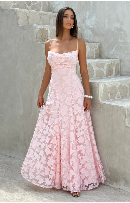 Gallakjole blonde elegant festkjole