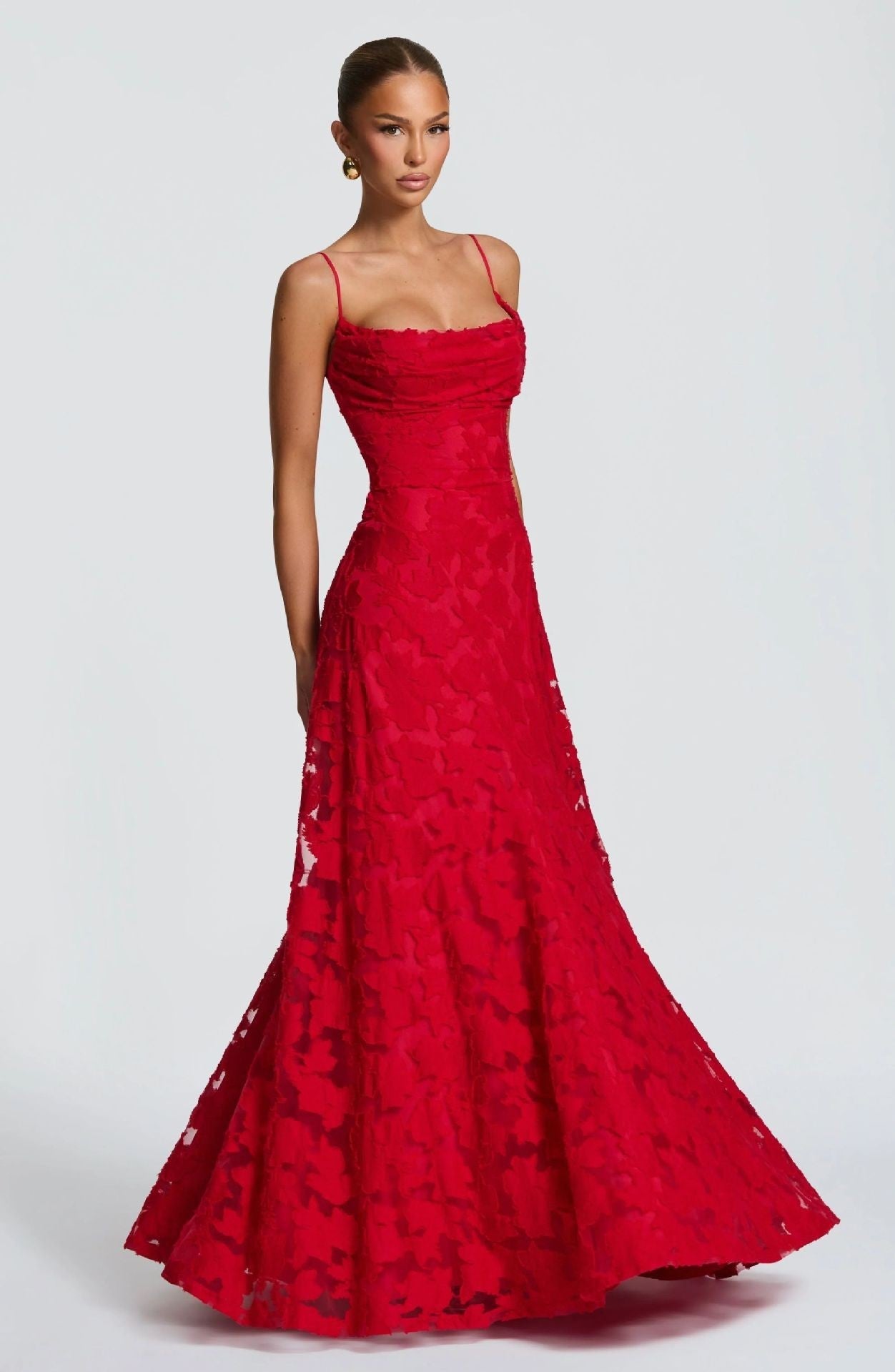 Gallakjole blonde elegant festkjole