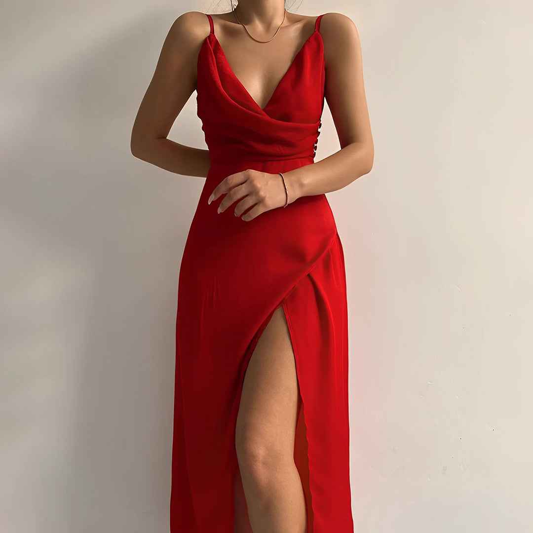 Gallakjole elegant lang aftenkjole